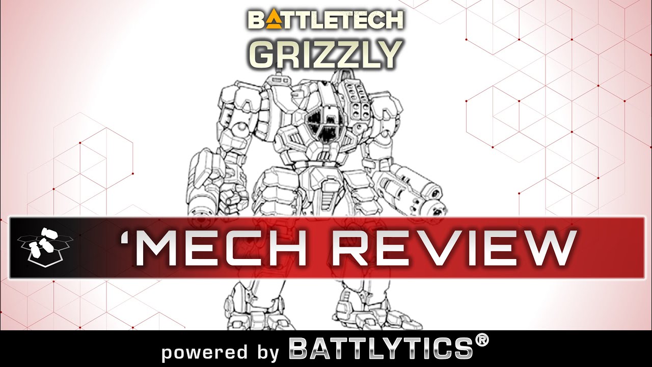 Grizzly: Battlytics | Mercenaries Kickstarter | BattleTech Mech Review | Clan Invasion