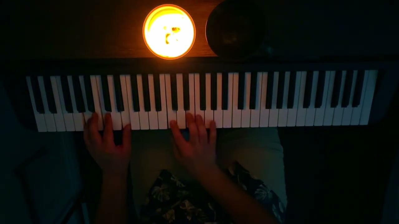 come have a cup of tea with me while i play some piano for you.