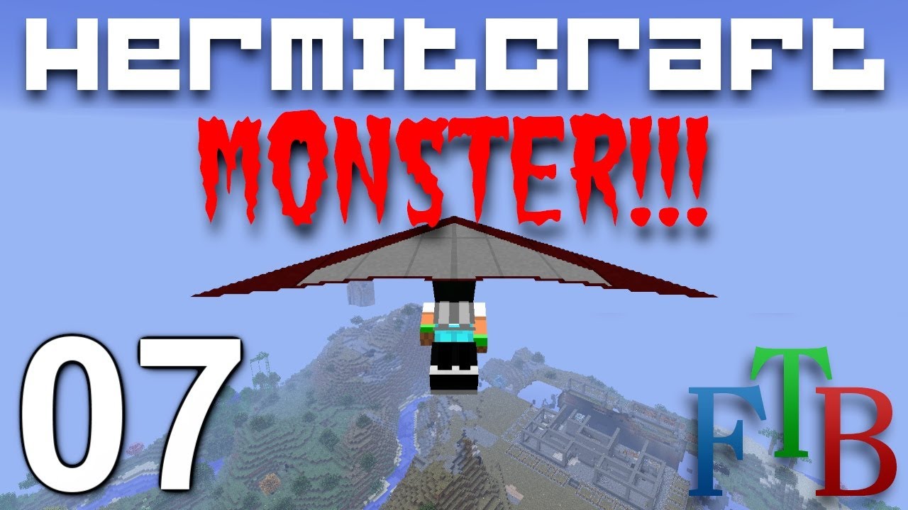 Hermitcraft FTB Monster Ep. 7 - Time to fly !!!