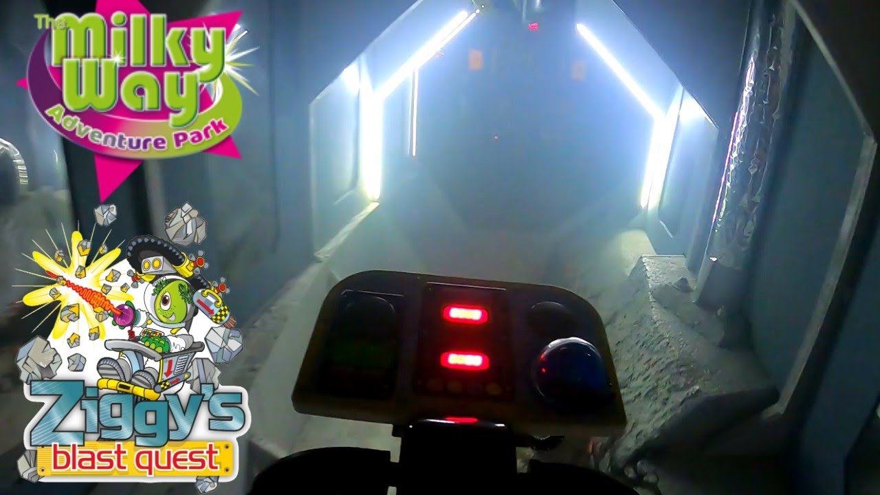 Ziggy's Blast Quest On Ride POV - The Milky Way Adventure Park