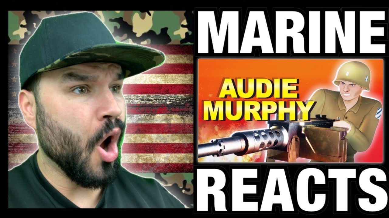 British Marine Reacts To Medal Of Honor Hero, Audie Murphy - When 1 Man Held Off 6 Tanks!