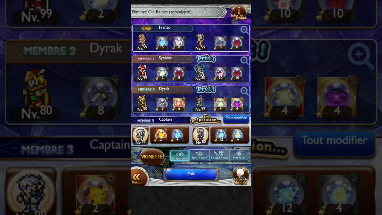 [FFRK] Reddit challenge - Cid Raines lv200 MP speedrun (41s)