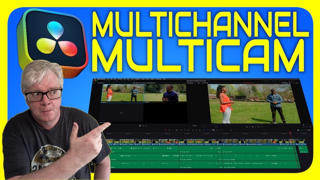 EDIT MULTICAM with POLYWAV in DaVinci Resolve