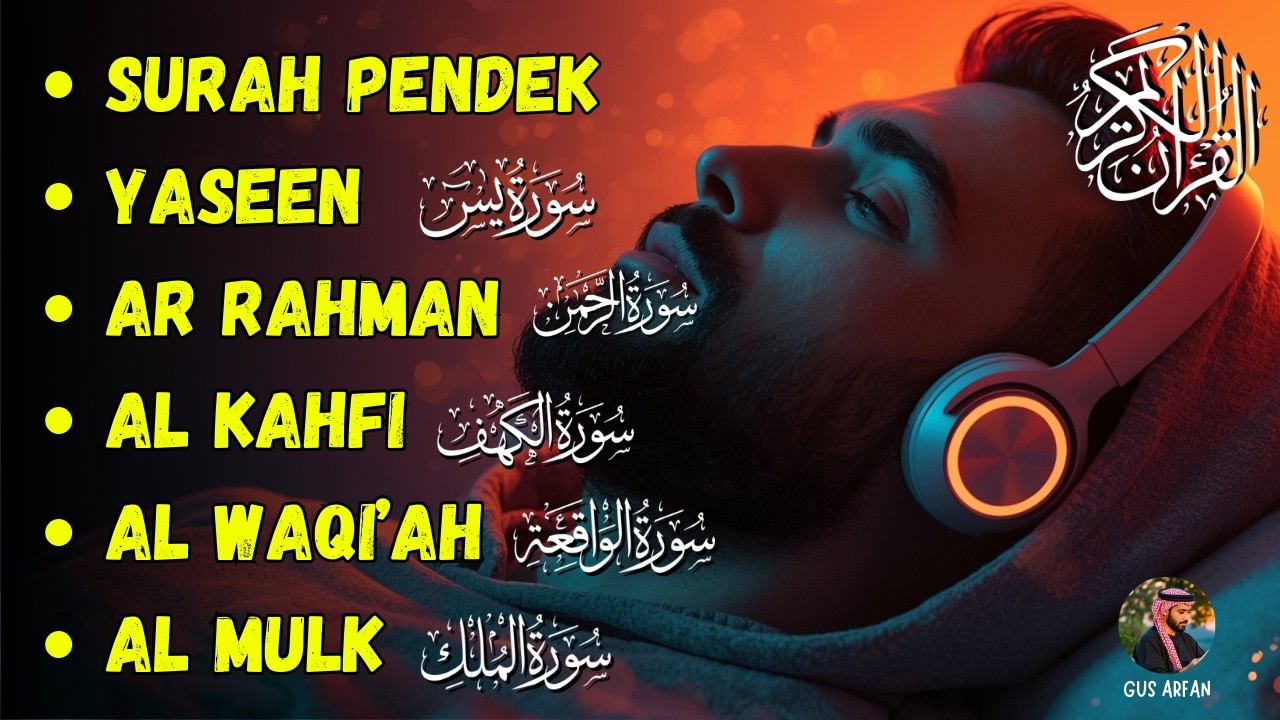 BACAAN Merdu Surah Pendek, Yasin, Ar-Rahman, Al-Kahfi, Al-Waqiah & Al-Mulk | Mohammad Ammar