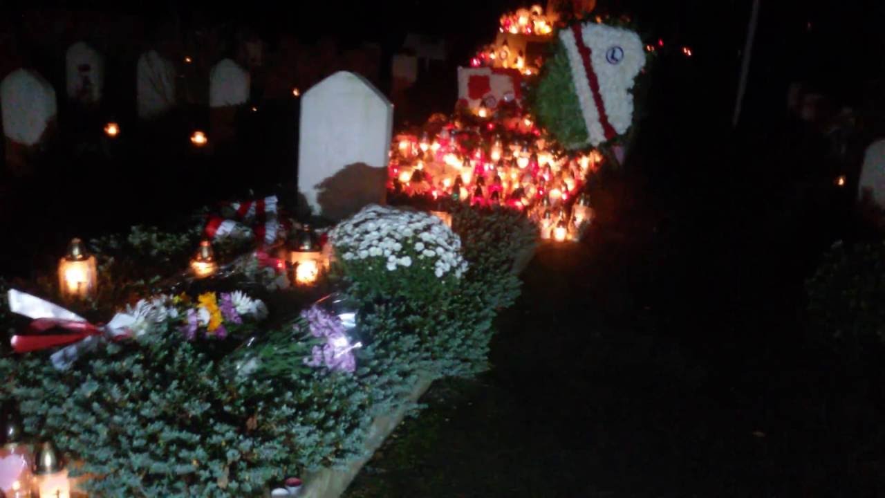 Lanterns At Newark Cemetery On The Last Sunday In October