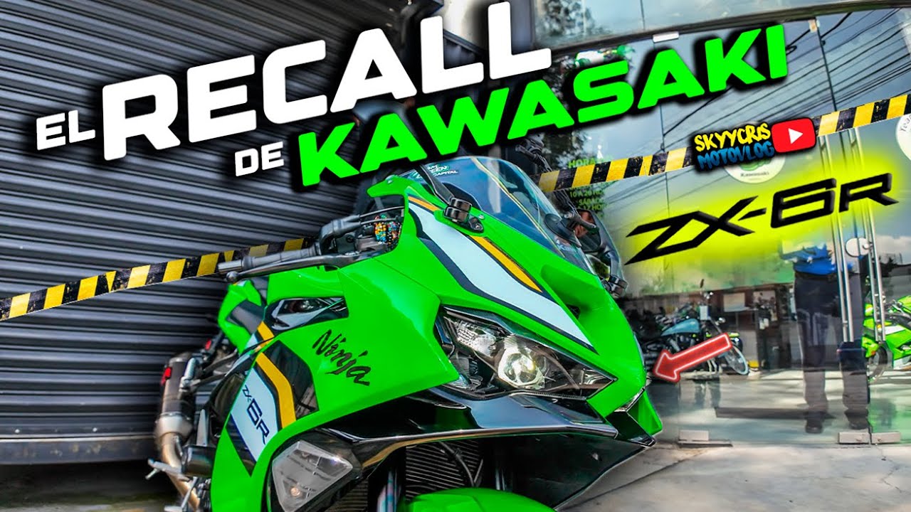 El RECALL en la Ninja ZX-6R de KAWASAKI 💥😱