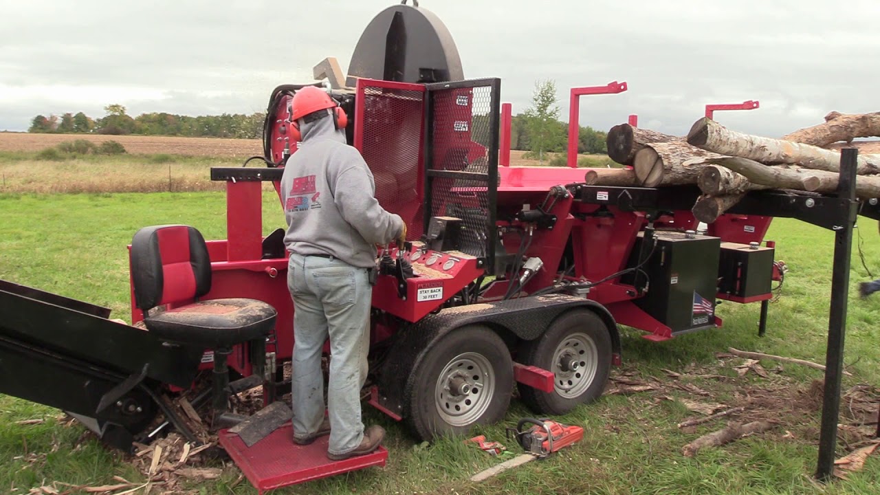 Testing The New Circle Saw Firewood Processor By Brute Force