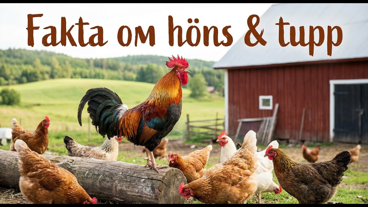 Fakta om höns & tupp: Naturens morgonväckare