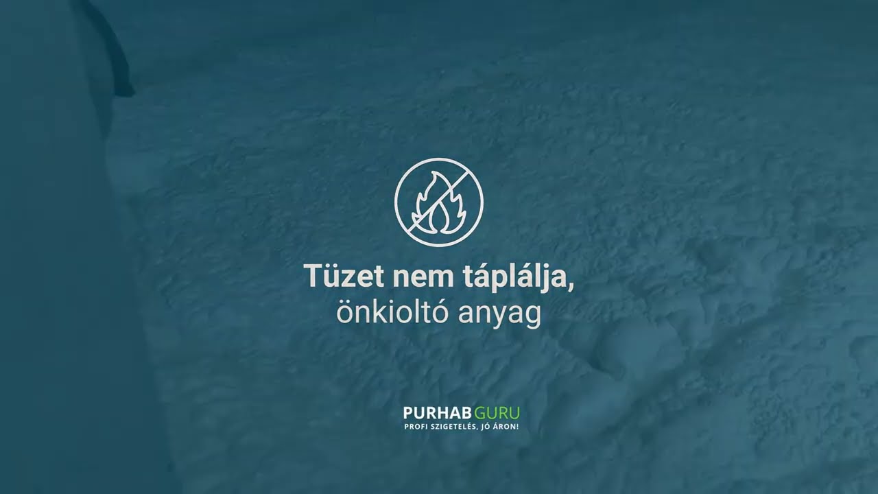 Betonfödém szigetelése zárt cellás purhabbal (II. nap)