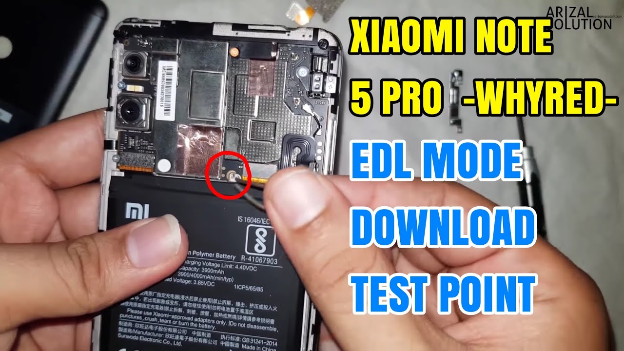 Cara Test Point Xiaomi Redmi Note 5 Pro (whyred) EDL Mode Download, Solusi Flashing Tanpa UBL