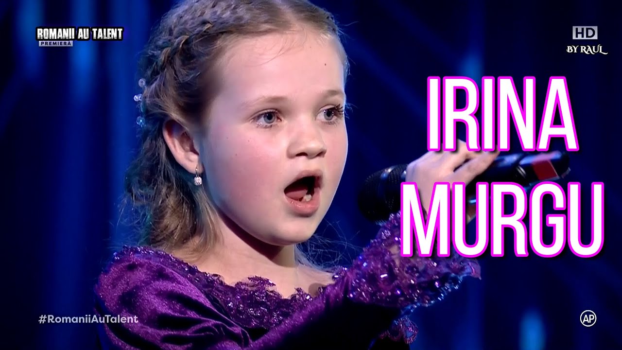 Irina Murgu un înger cu VOCE de aur! Moment de GOLDEN BUZZ, cu o mică prinţesă la Românii au Talent!
