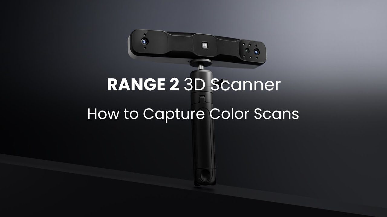 Revopoint RANGE 2 3D Scanner: How to Capture Color Scans