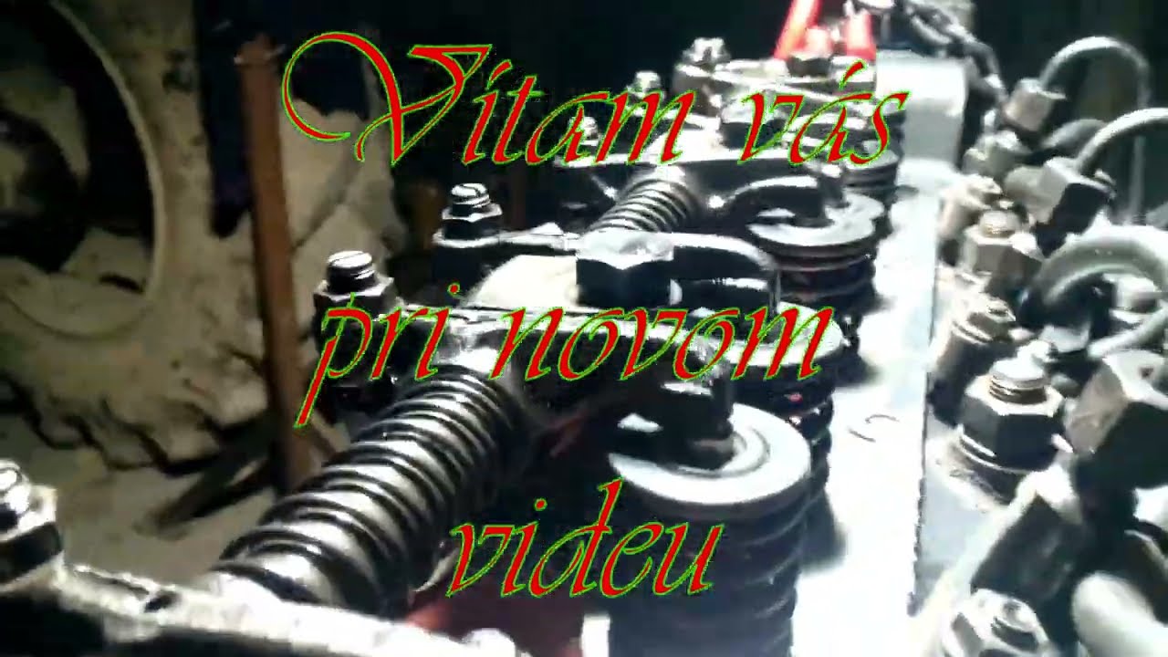 Ako správne nastaviť ventily na Zetor Forterra 125