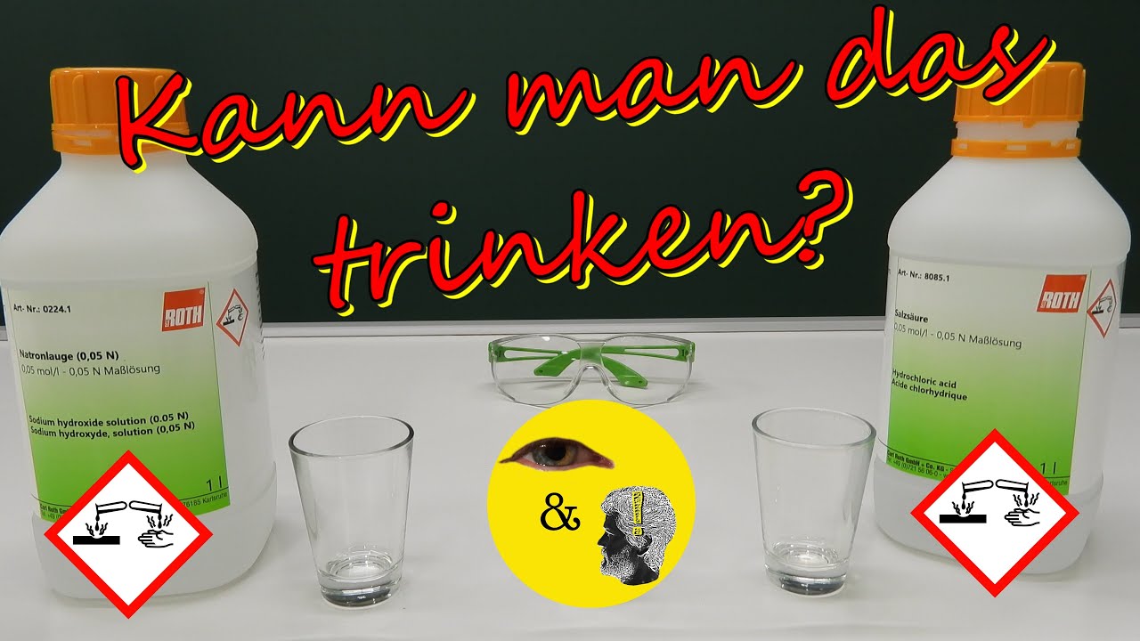 Kann man das trinken? Ein Natronlauge-Salzsäure-Gemisch?🤔😳 | Sehen & Verstehen