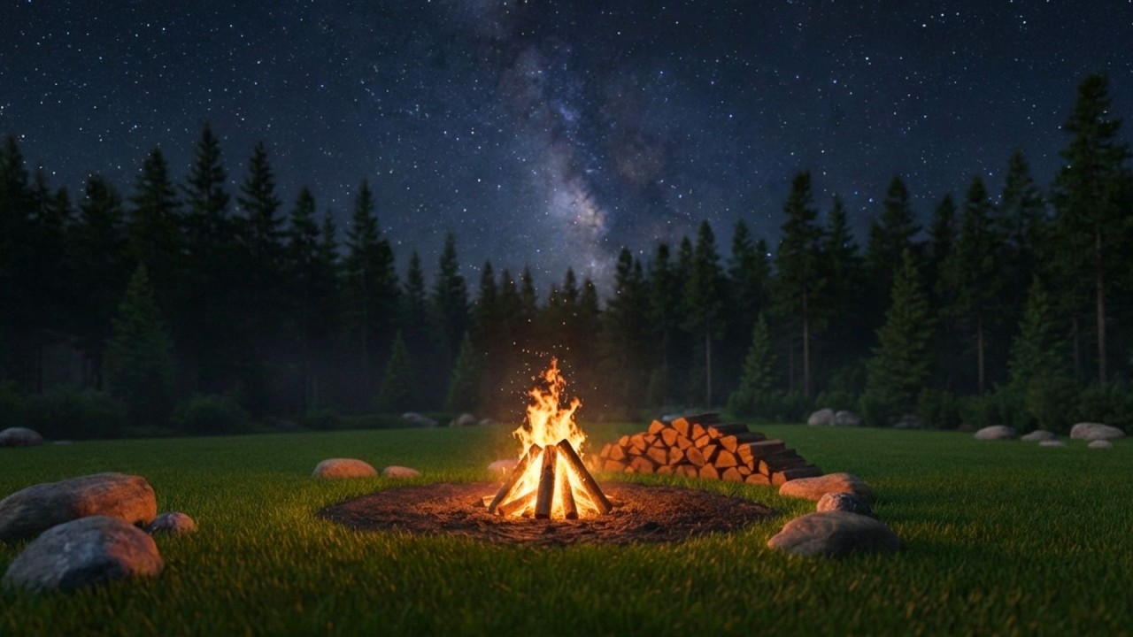 🔥 Cozy Fireplace Ambience | Calm Fire Sounds for Focus, Relaxation & Sleep
