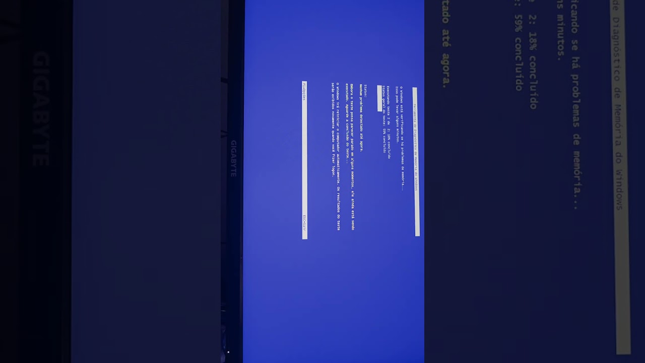 Test memória ram