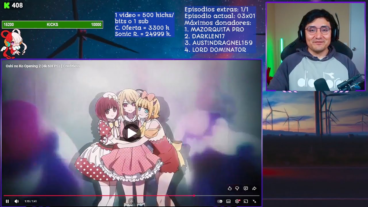 JUGANDORCRITICON reacciona (otra vez) al OP 1 Y 2 DE OSHI NO KO