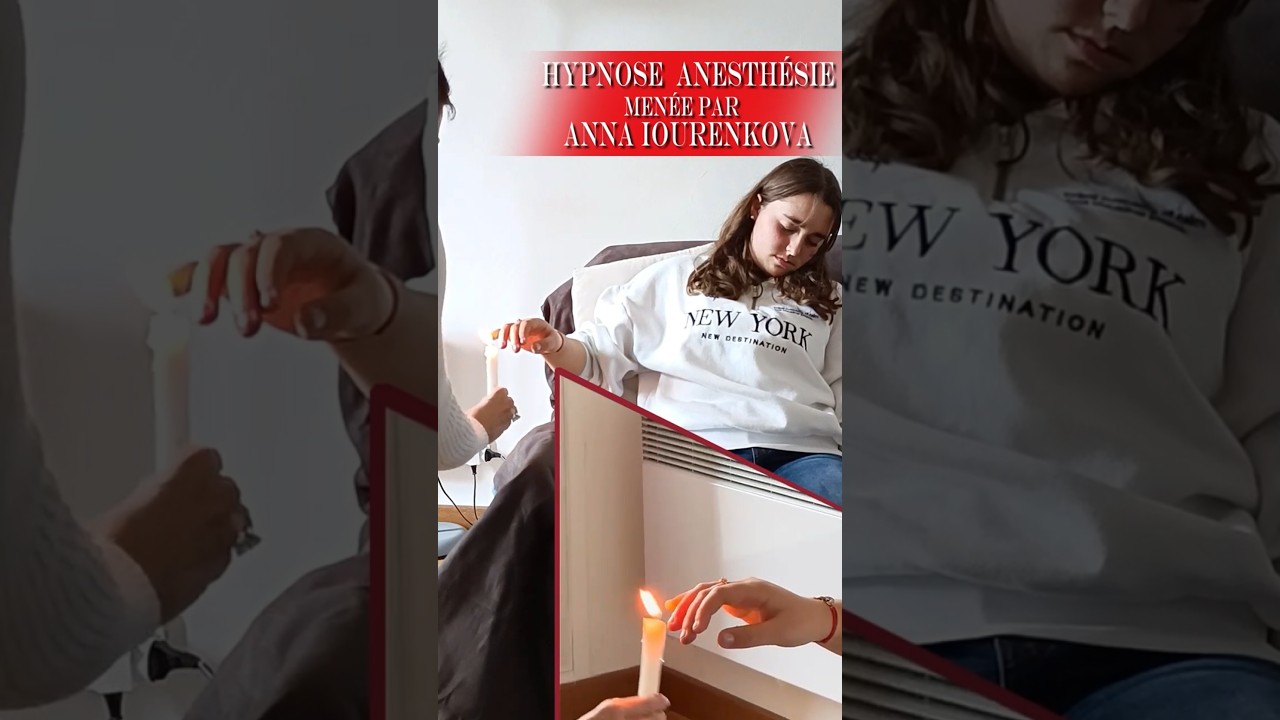 Anesth&eacute;sie sous hypnose (1min) men&eacute;e par Anna IOURENKOVA #hypnose #hypnoanesthesie