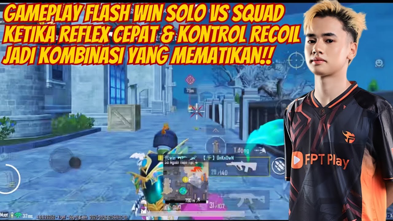 Flash Win SOLO VS SQUAD Barbar Mode ON‼️Spray Tajam & Reflex Kilat di Event PUBG 4.0 🥶😱