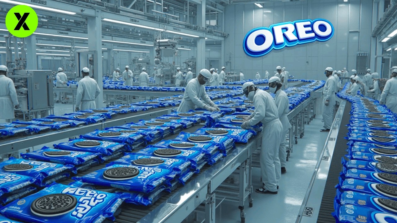 CÓMO se FABRICAN las Galletas OREO 🍪 | ASÍ se HACEN las Galletas MÁS VENDIDAS