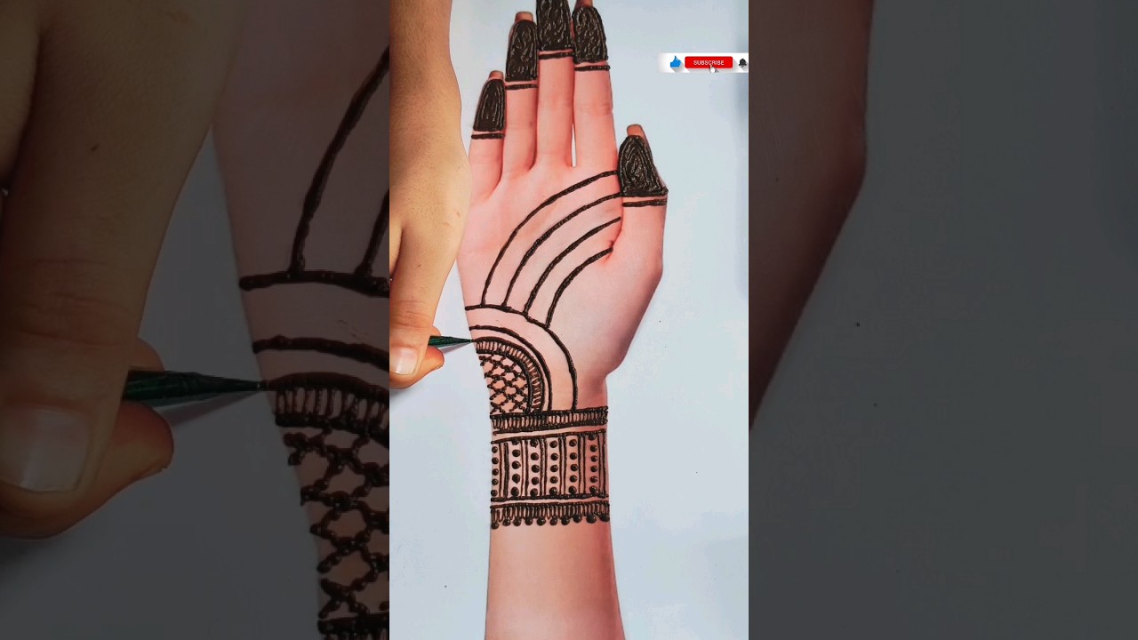 Easy Simple Rakhi Special Mehndi Design #mehndi #easymehndi #shorts #rakhispecial #viral #rakhi #yt