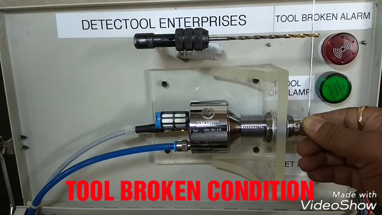 BROKEN TOOL DETECTOR FOR CNC, VMC, AND SPM  MACHINES