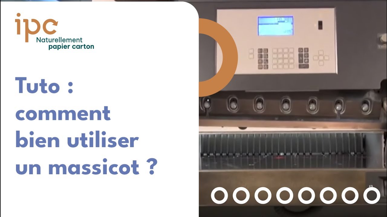 MASSICOT ✂️ Comment bien l’utiliser en toute sécurité ? TUTO