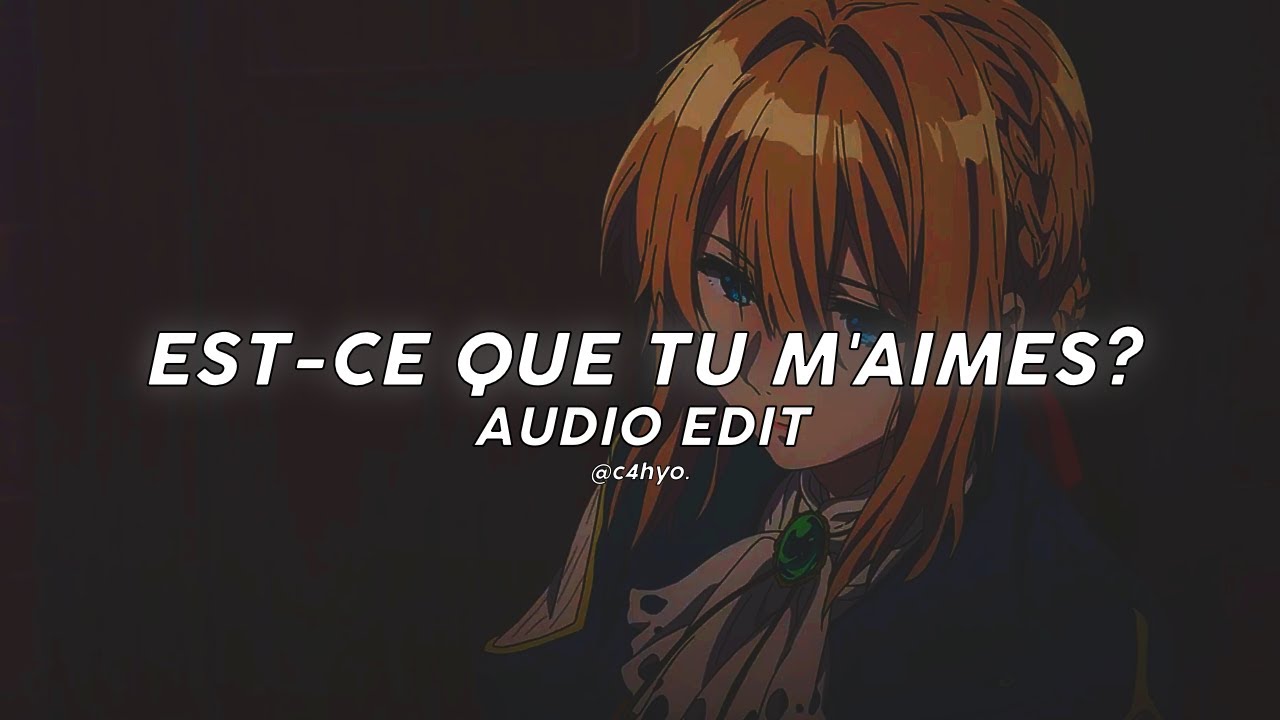 est-ce que tu m'aimes? [sped up] - maître gims (edit audio)