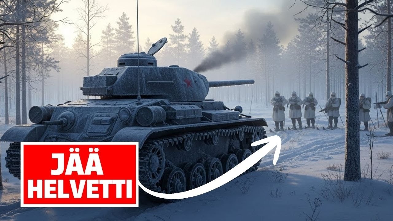 Hiihtokomppania vastaan panssaridivisioona –40 °C pakkasessa