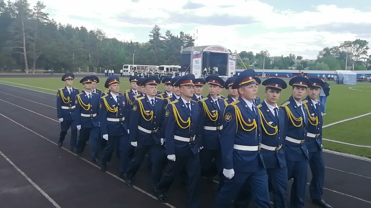 Парад  УФСИН РФ по РМ в честь 90-летия службы и 100-летия п. ЯВАС.