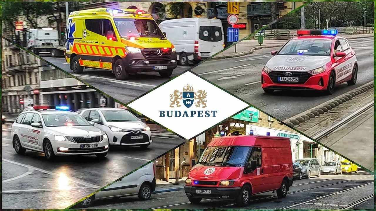 Budapest Emergency Vehicles Compilation/ Budapesti Vonulások Összeállítás - 2024.04.