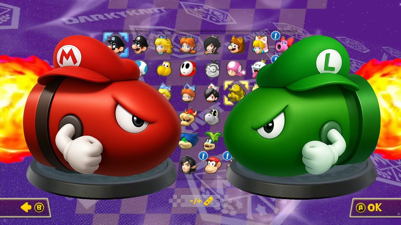 DOUBLE BULLET CHAOS in Mario Kart 8 Deluxe! (2 Players)