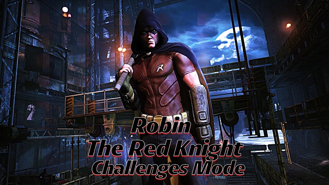 The Red Knight,The Herald !! - Batma: Arkham Origins -Challenges Modes ( Robin ) Combat & Predator