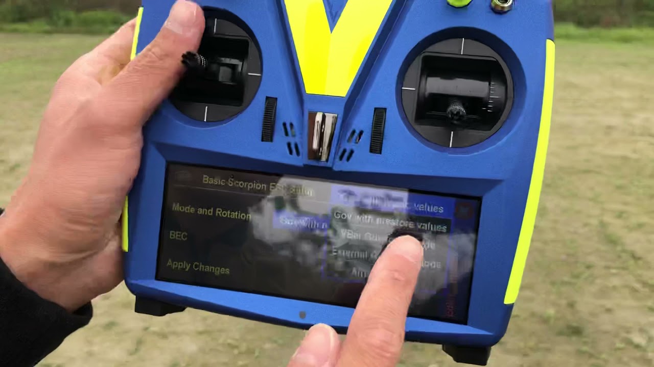 SAB RAW 700 calibration with Scorpion TribunusII 200A ESC,recalculate and per store.