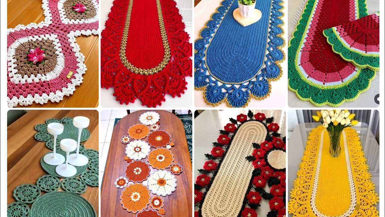 Most Beautiful & Attractive Crochet Handmade Table Runner Design Ideas For Crochet Lovers 2026