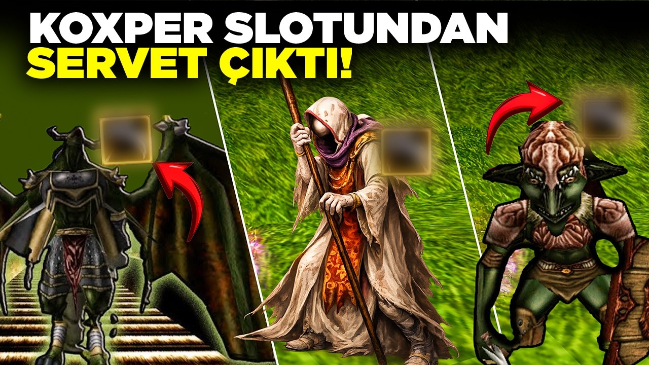 KOXPER SLOTUNA GİRDİM! 💰SERVET &Ccedil;IKTI!💰 | Knight Online