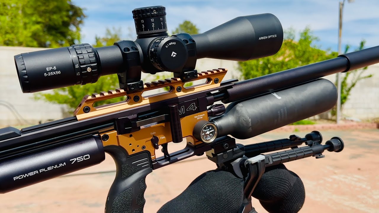 FX impact M4 .22cal vs coconut + testing pellets