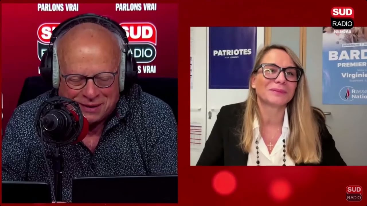 Virginie Joron évoque les SCANDALES de Bruxelles sur Sud Radio !