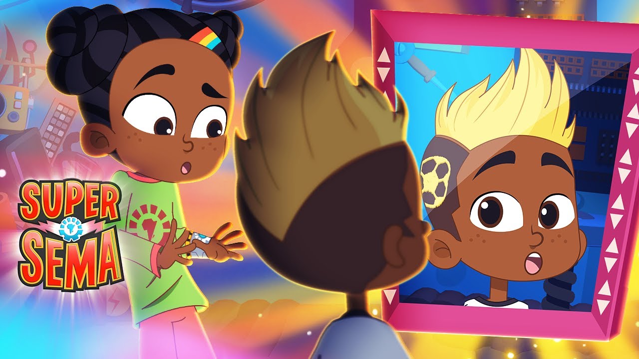 I Love My Hair! 💕 The Hair Struggle is Real | Super Sema - Cartoons for Kids