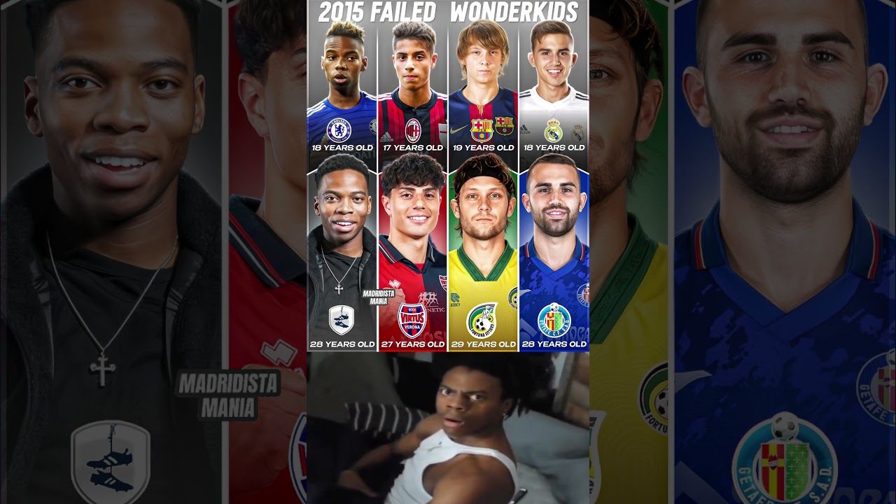 🌟 Back in 2015 Mastour, Musonda, Halilovic, Mayoral were tipped to be the next big stars of football