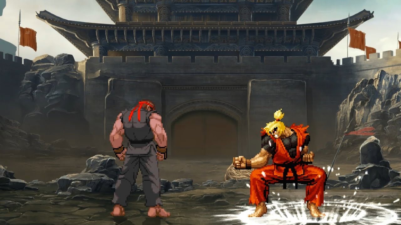 DRAGON RYU vs DRAGON KEN - The most epic fight ever made❗