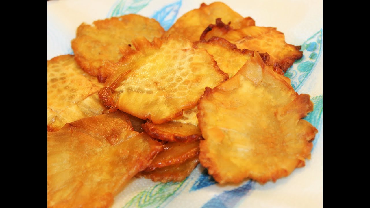 Tostones de Pana (Breadfruit)