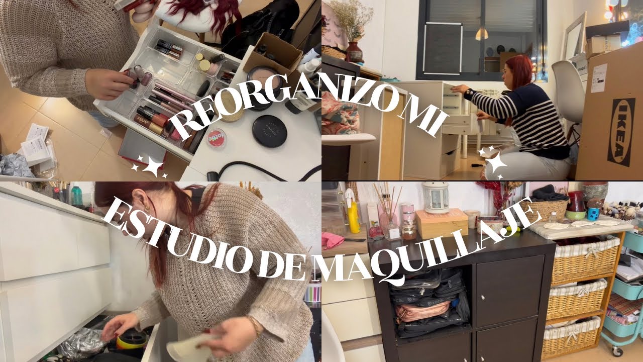 Reorganizo mi estudio de maquillaje ✨ IKEA ALEX + caos real (y un fallo inesperado)