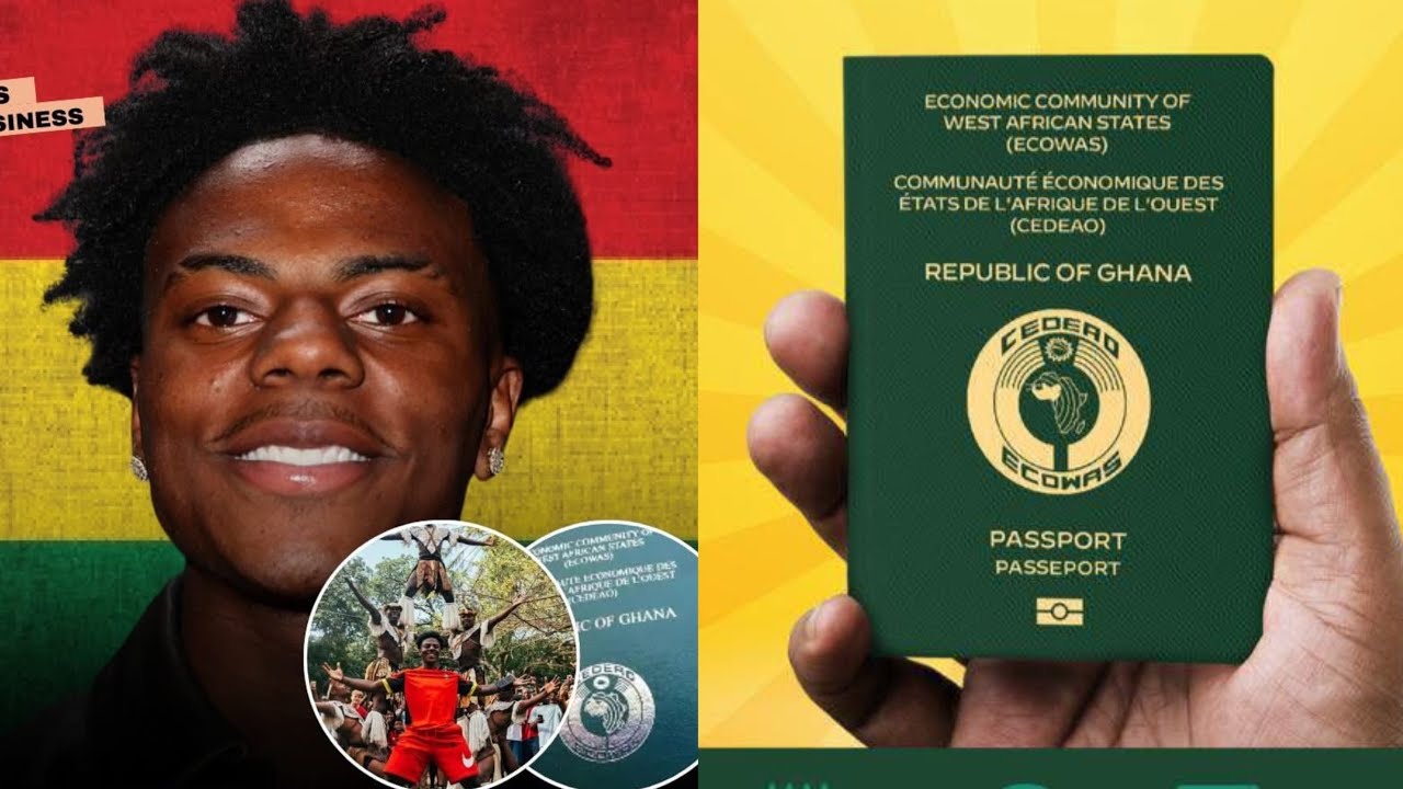 IShowSpeed devient Ghanéen 😱 Il reçoit un passeport du Ghana ! 