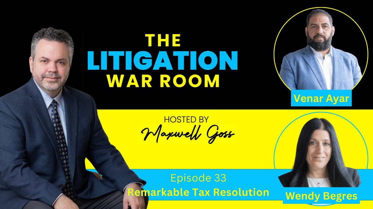 Remarkable Tax Resolution with Venar Ayar & Wendy Begres