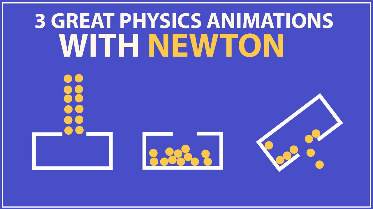 3 великолепных физических анимации с Newton в обучающих материалах After Effects