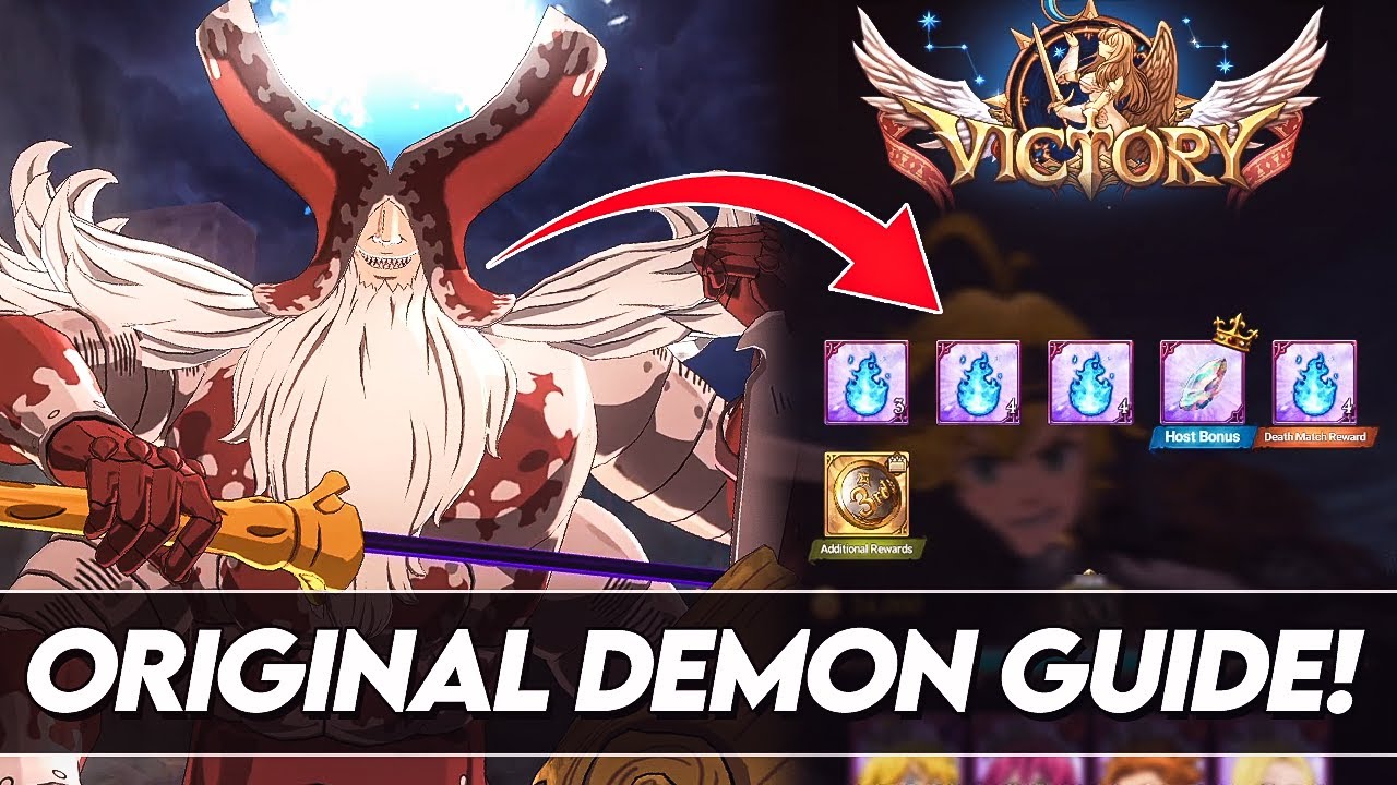 *GLOBAL PLAYERS* How To Clear ORIGINAL DEMON On Hell Difficulty! (7DS Guide) 7DS Grand Cross