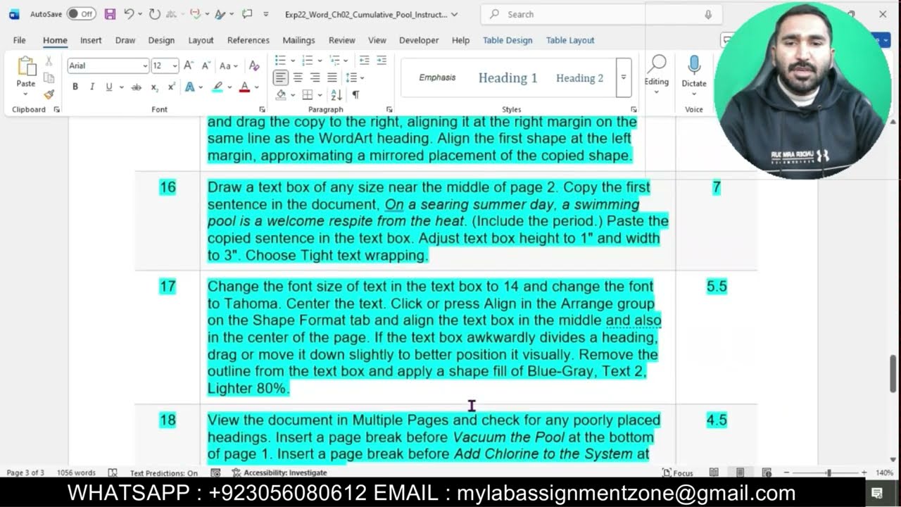 Exp22_Word_Ch02_Cumulative_Pool | Exp22 Word Ch02 Cumulative Pool