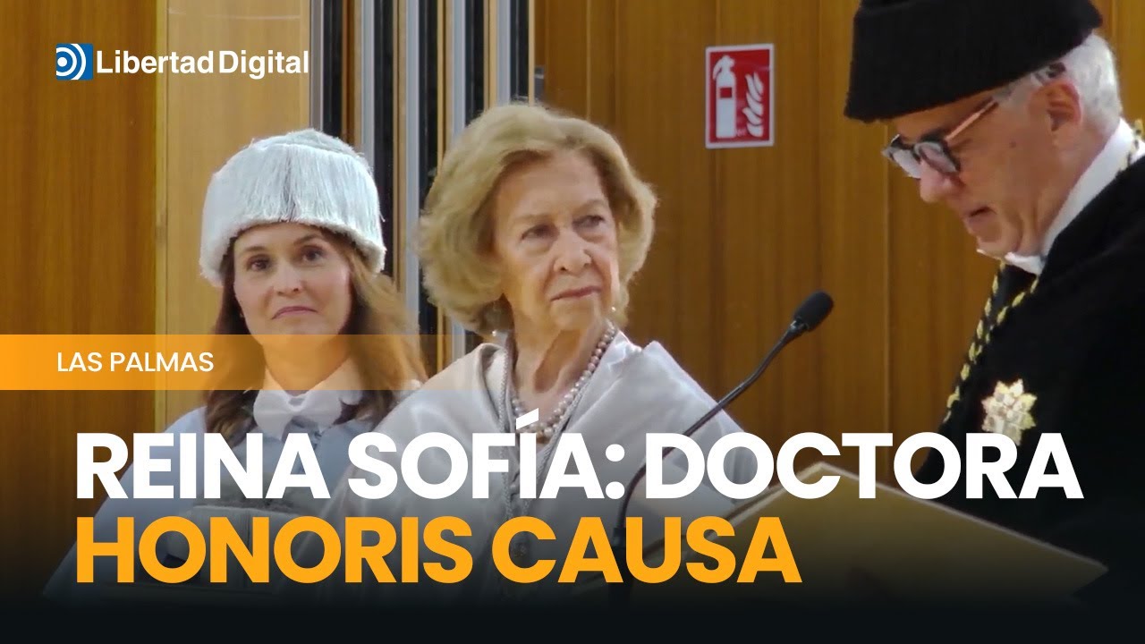 La Reina Sofía ya es Doctora Honoris Causa por la Universidad de Las Palmas