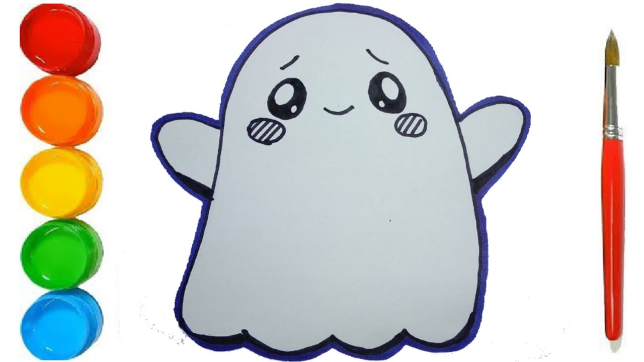 Drawing Lankybox Ghost